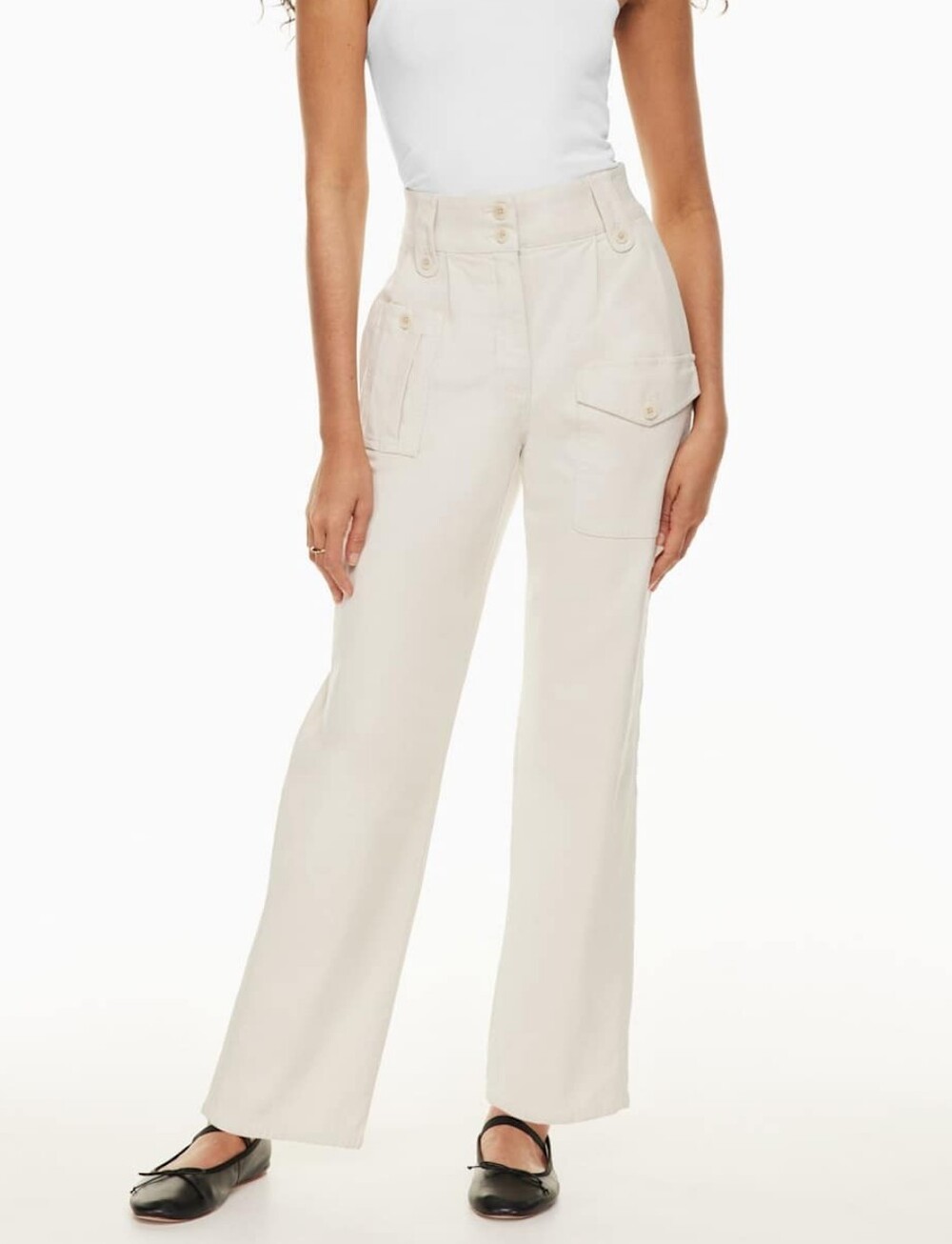 ARITZIA x WILFRED FREE Tugela Cargo Pant High-Rise Birch 6